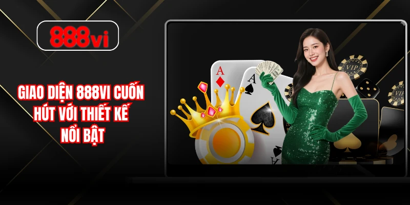 Giao diện 888vi cuốn hút với thiết kế nổi bật
